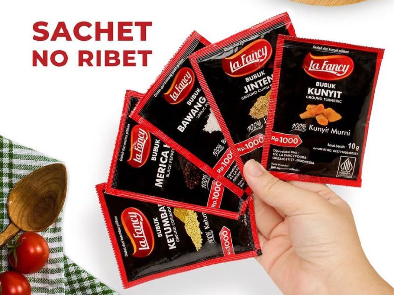 Produk La Fancy Kemasan Sachet